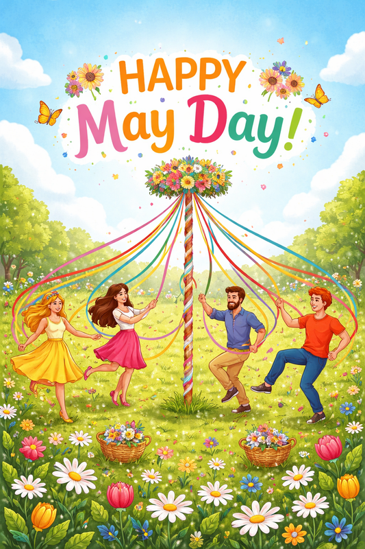 🌸 May Day: The Only Holiday Where We Dance Around a Pole and No One Questions It