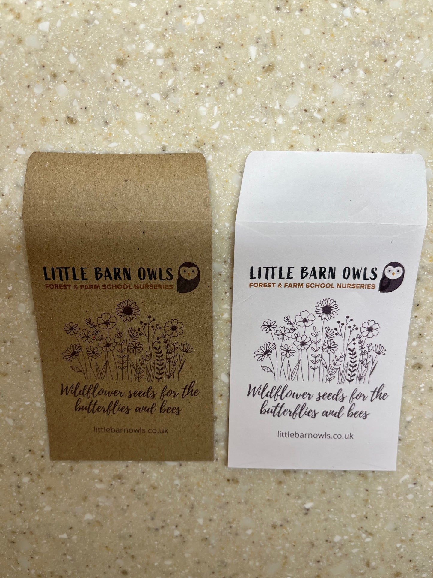 Personalised Corporate Seed Packets - Your Own Design - With or without seeds